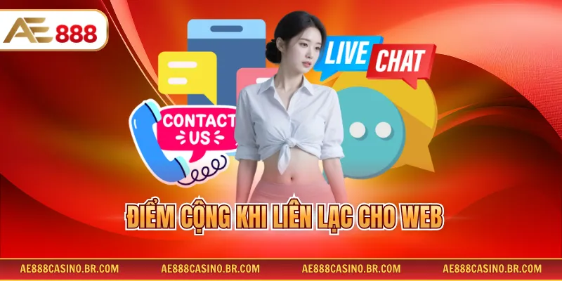 Điểm cộng khi liên lạc cho web